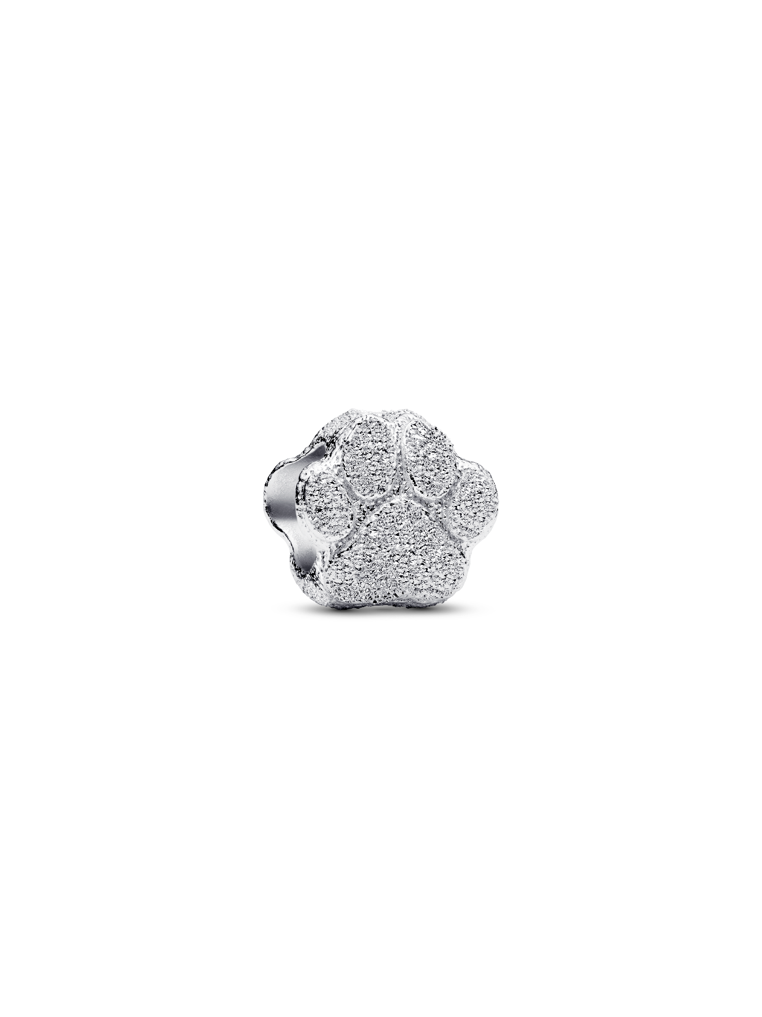 Textured Paw Mini Charm