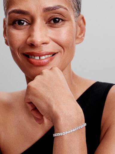 Sparkling Bold Tennis Bracelet