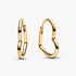 Asymmetrical Heart Hoop Earrings Asymmetrical Heart Hoop Earrings
