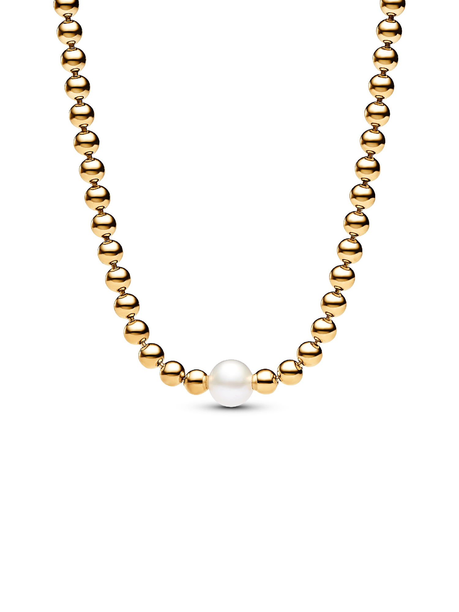 Treated Freshwater Cultured Pearl & Beads Collier Necklace
