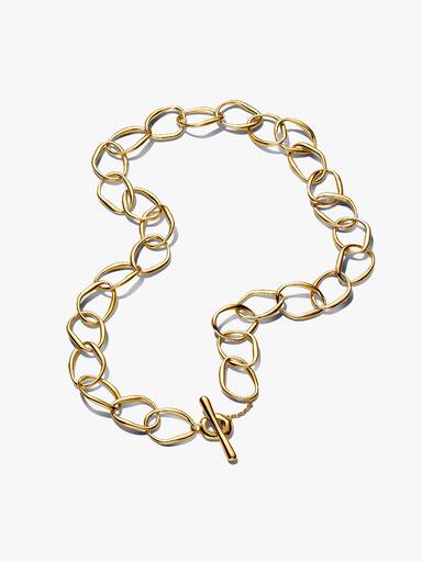 Organically Shaped Link Necklace