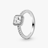 Square Sparkle Halo Ring Square Sparkle Halo Ring