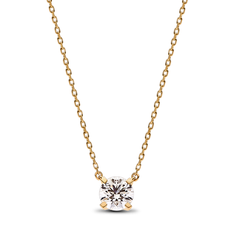 Pandora Era 14k Gold Lab-grown Diamond Pendant Necklace