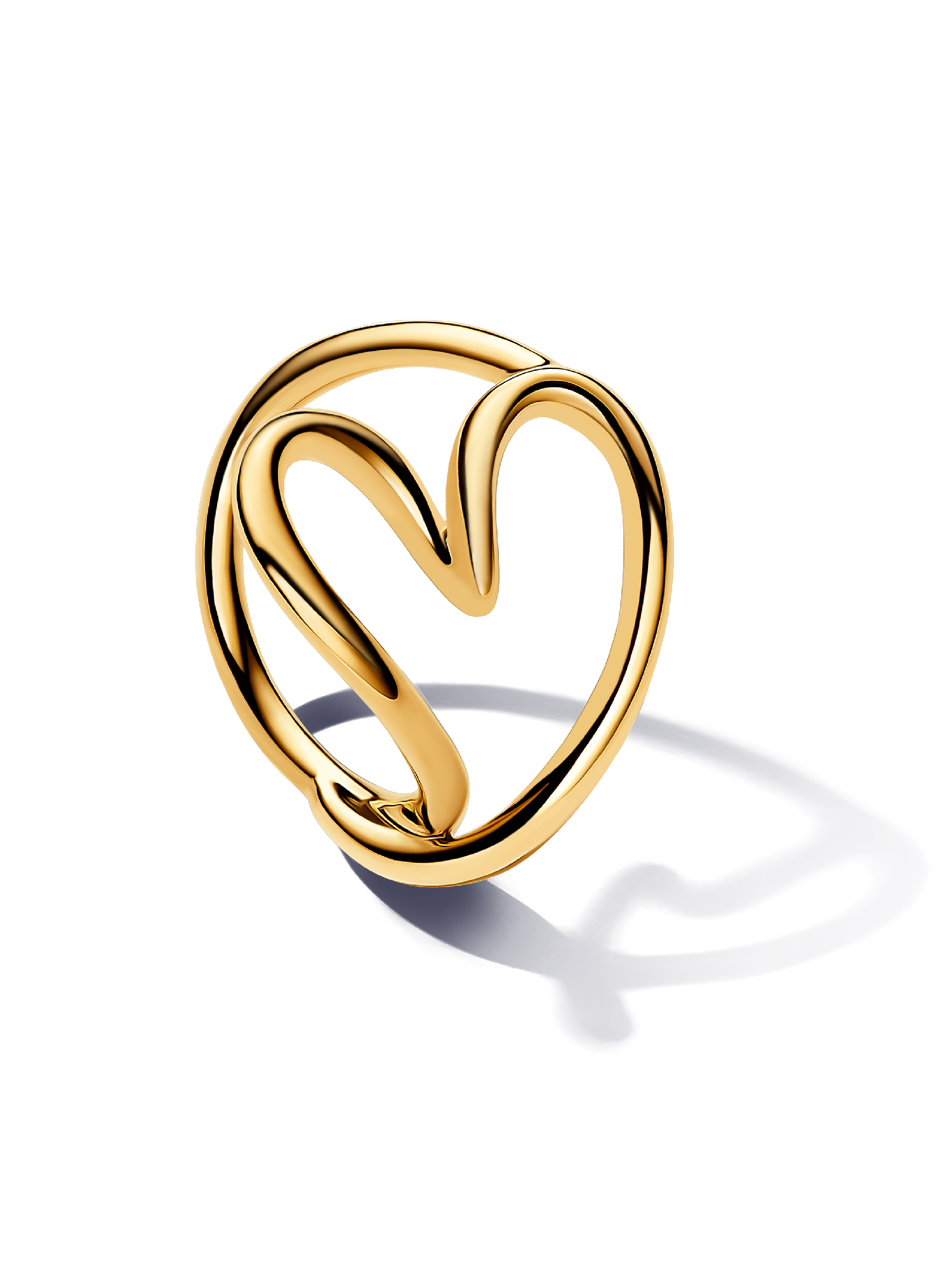 Organically Shaped Heart Ring