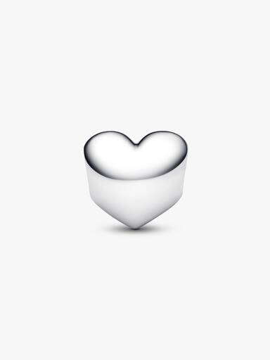 Engravable July Birthstone Heart Charm