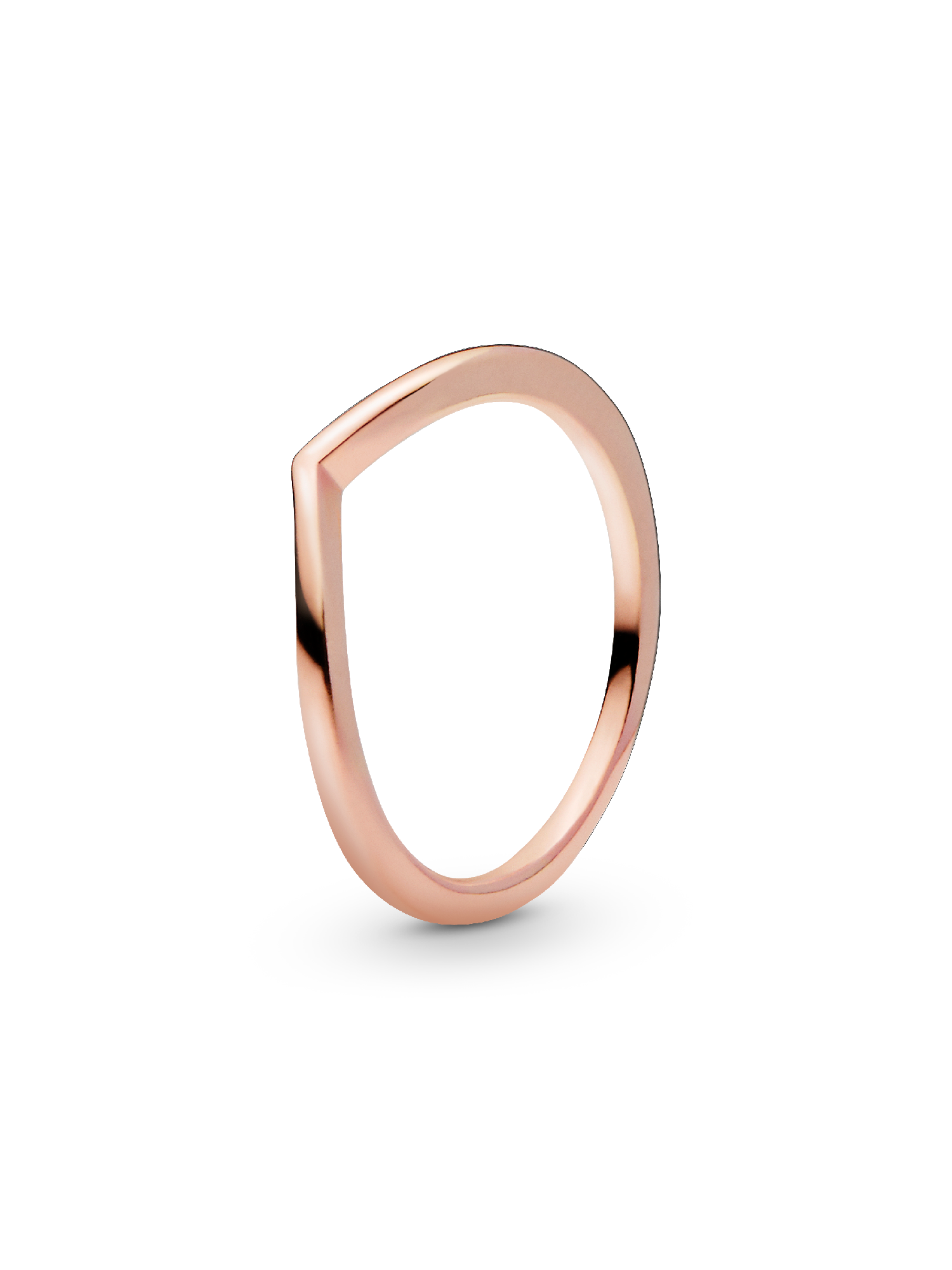 Polished Wishbone Ring