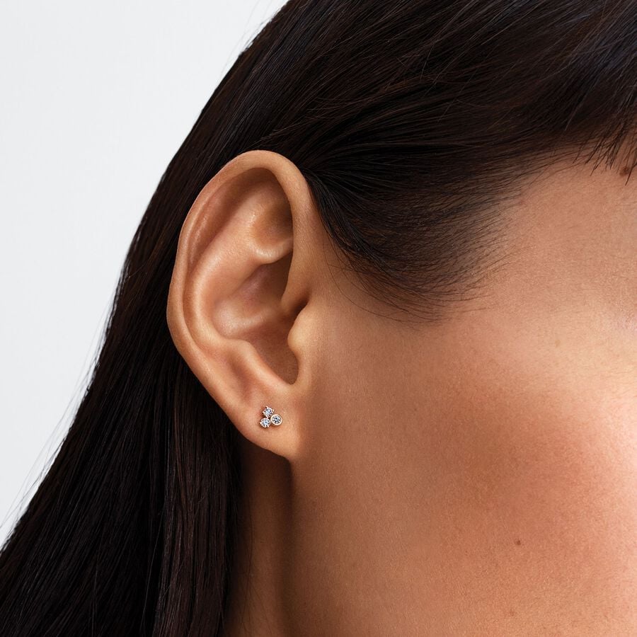 Pandora Era Lab-Grown Diamond Cluster Stud Earrings