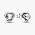 April Birthstone Eternity Circle Stud Earrings April Birthstone Eternity Circle Stud Earrings
