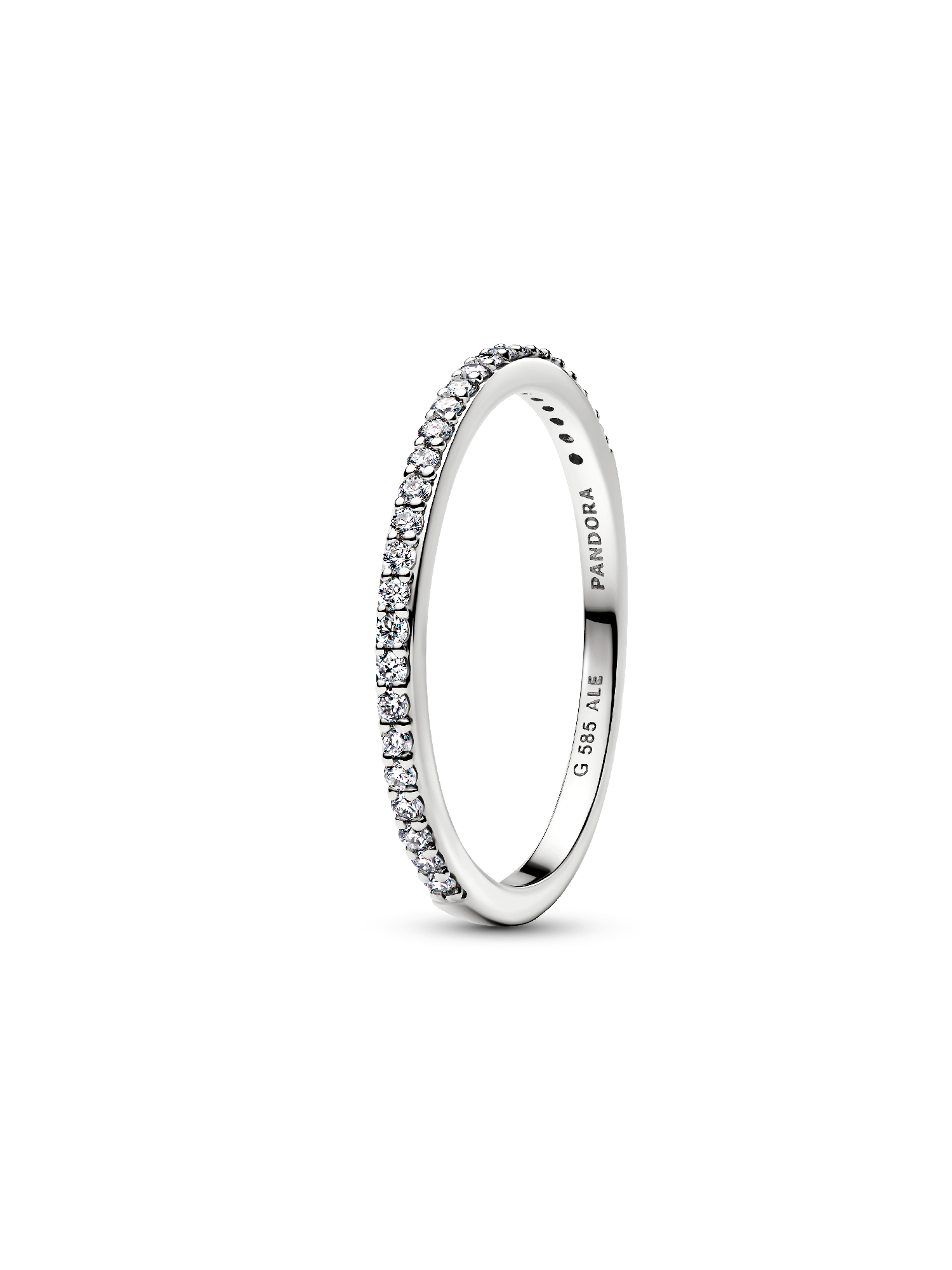Pandora Era Lab-Grown Diamond Half Eternity Pavé Band Ring