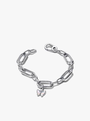 Shimmering Butterfly Bracelet & Charm Set