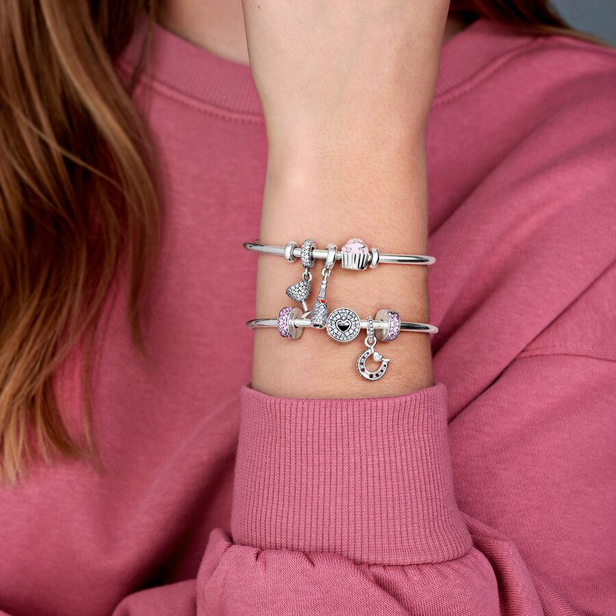Good Luck Horseshoe Dangle Charm