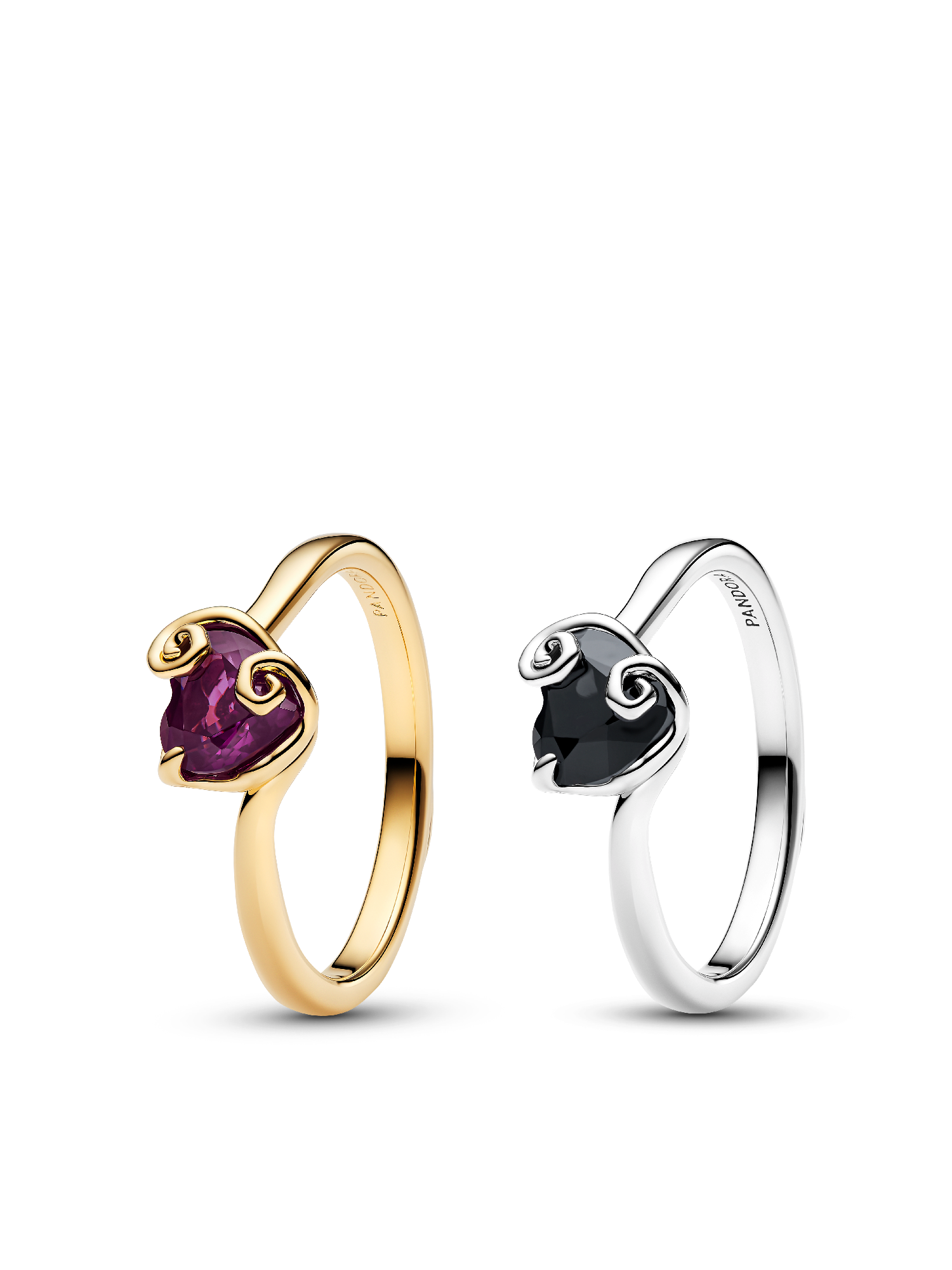 Disney The Nightmare Before Christmas Jack & Sally Ring Set | Two