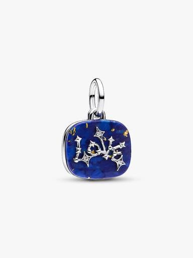 Celestial Blue Love Constellation Double Dangle Charm