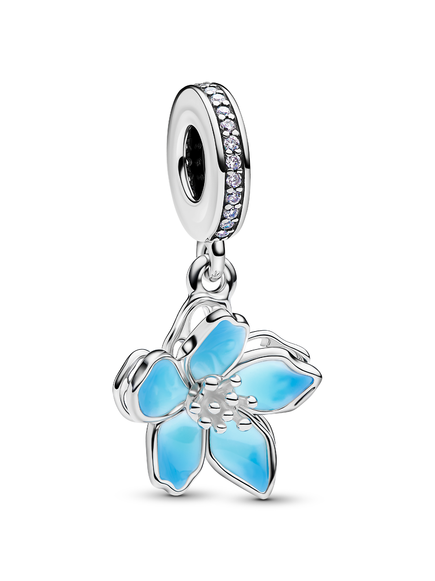 Blue Blossom Dangle Charm