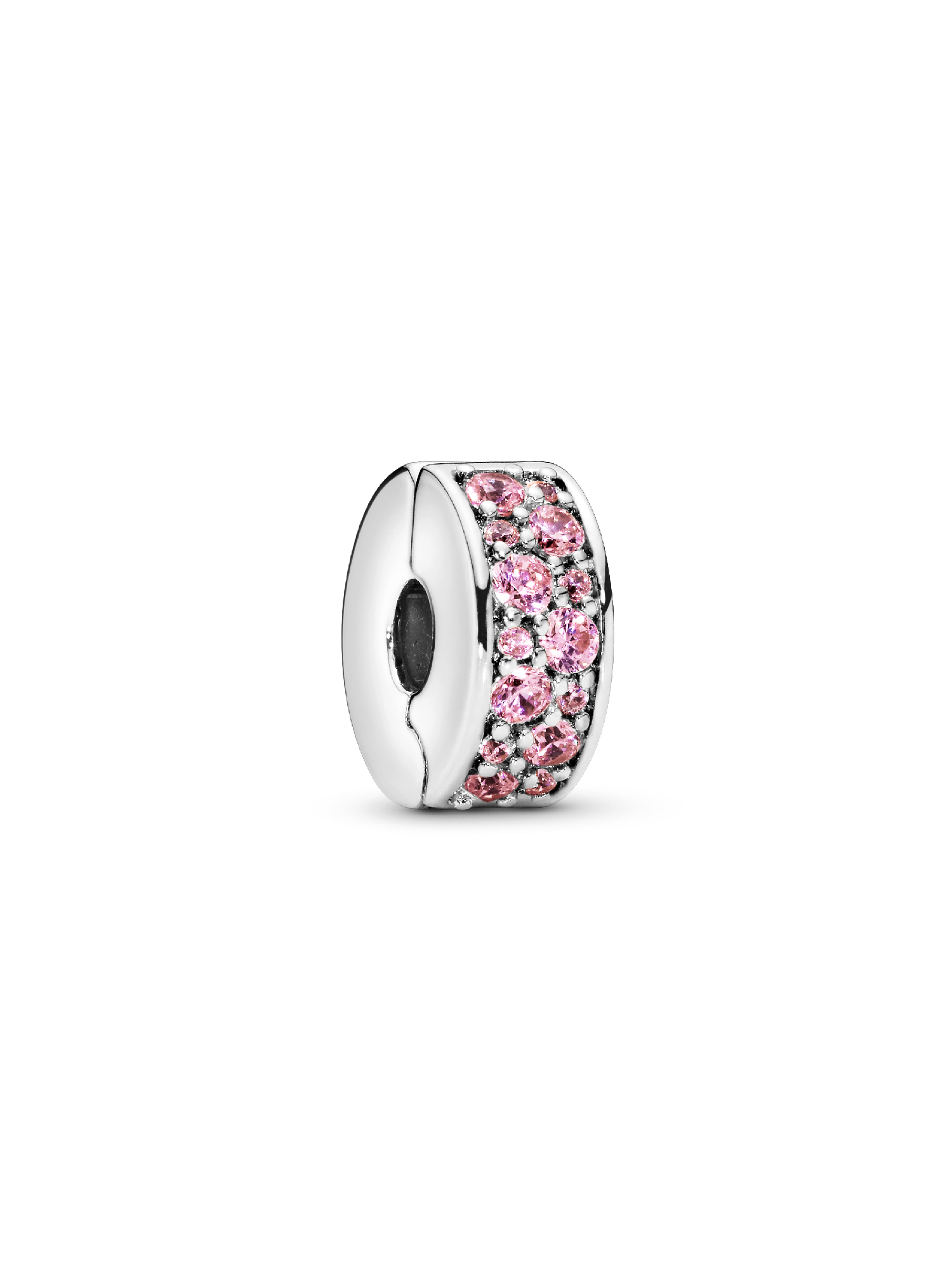 Pink Pavé Clip Charm