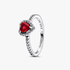 Elevated Red Heart Ring Elevated Red Heart Ring