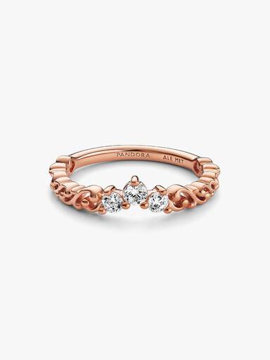 Regal Swirl Tiara Ring