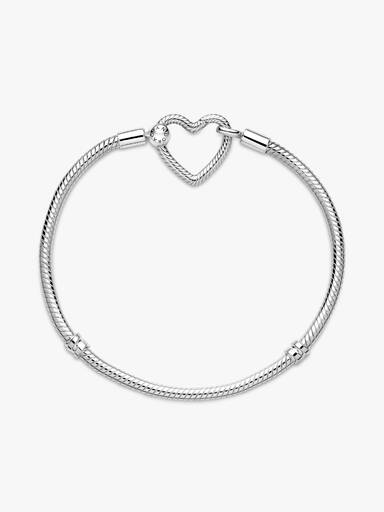 Heart Closure Snake Chain Bracelet