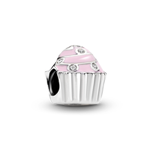 Pink Cupcake Charm