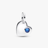 September Heart Blue Stone Dangle Charm September Heart Blue Stone Dangle Charm