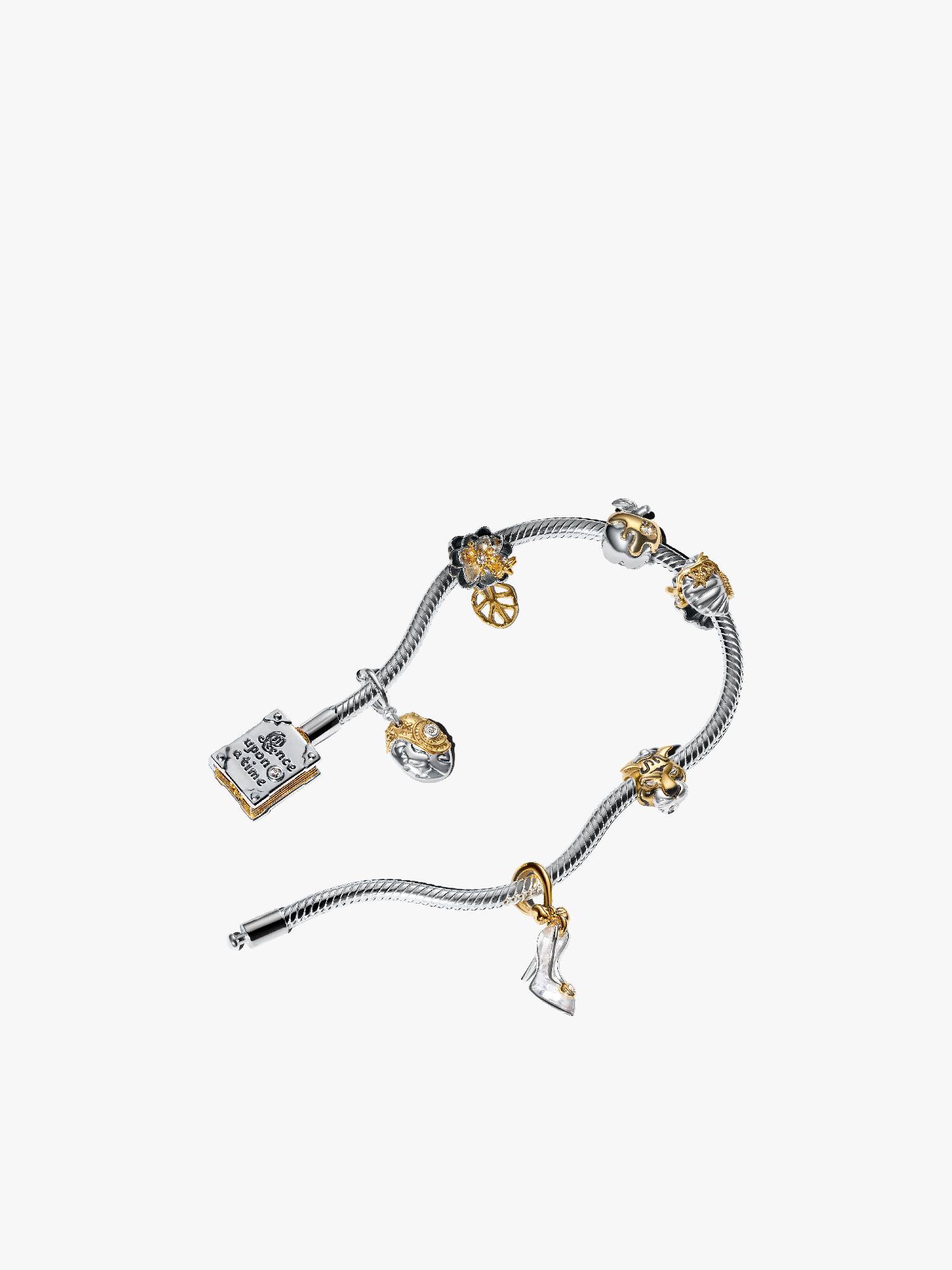 Limited Edition Disney Princess Storybook Bracelet and Lab-grown Diamond Charms Gift Set