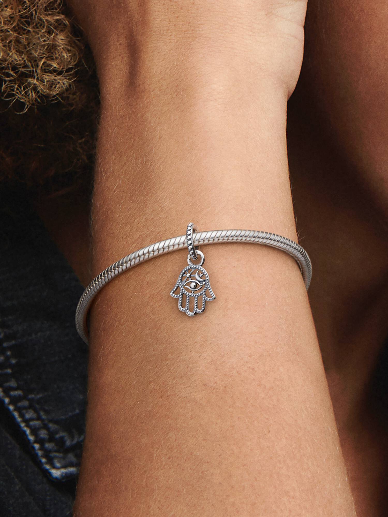 Protective Hamsa Hand Dangle Charm