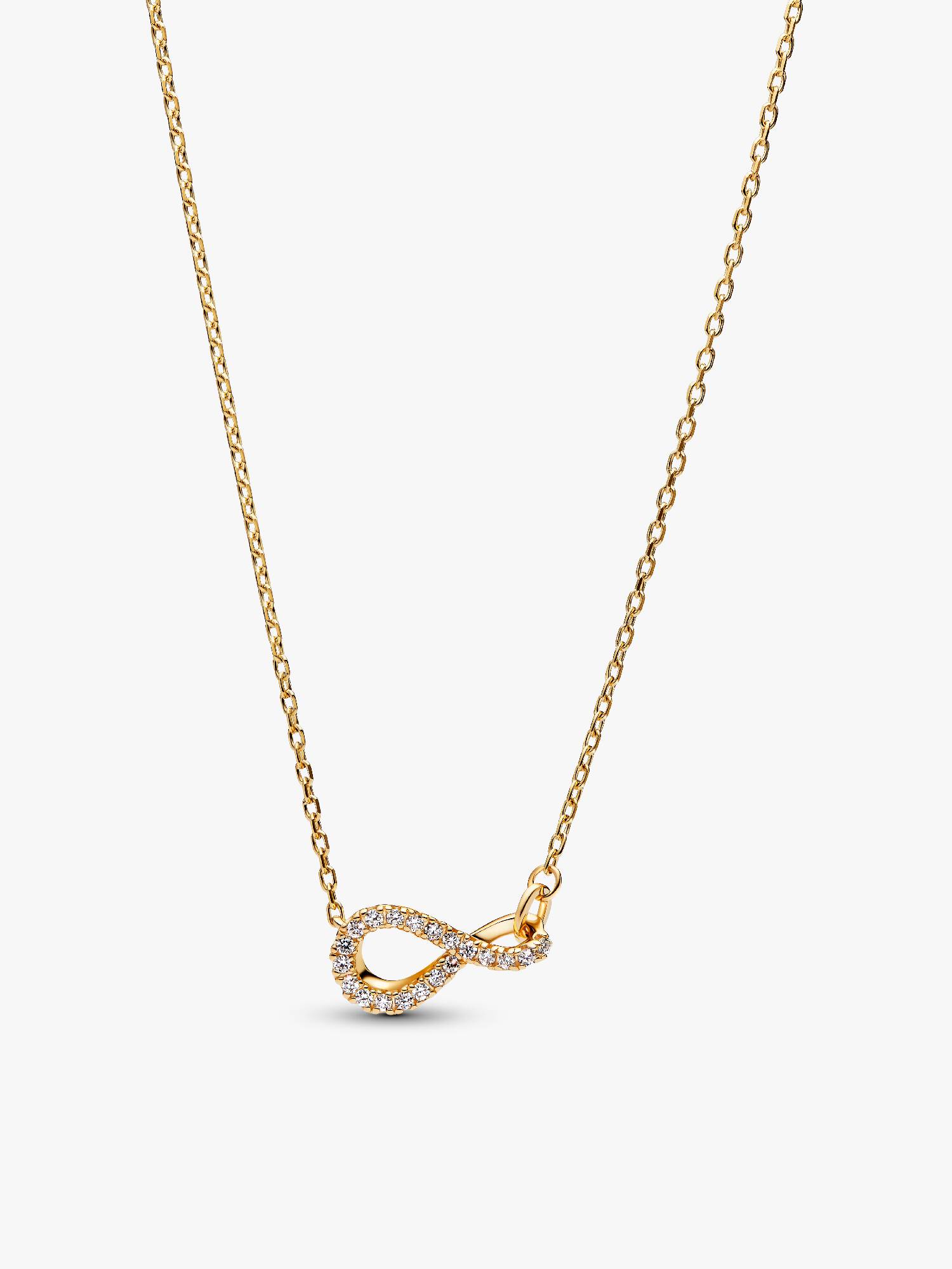 Pandora Infinite Lab-grown Diamond Pavé Pendant Necklace