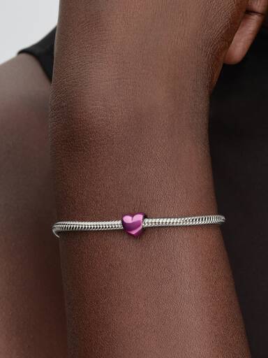 Pink Heart Mini Charm