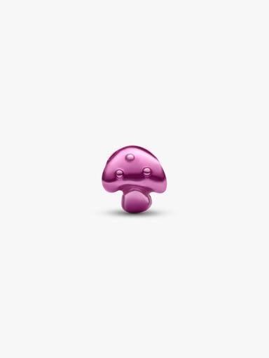 Pink Mushroom Mini Charm