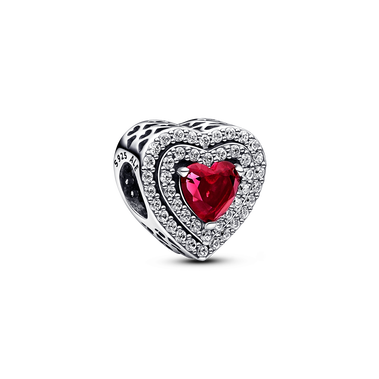 Sparkling Levelled Heart Charm