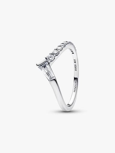 Tiara Baguette Pavé Band Ring