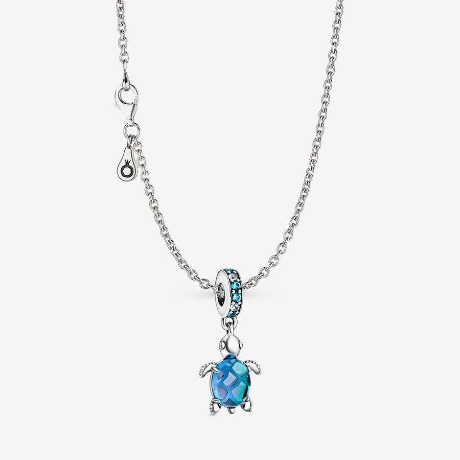 Murano Glass Sea Turtle Necklace
