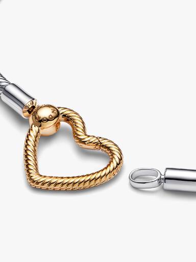 Heart Closure Snake Chain Bracelet