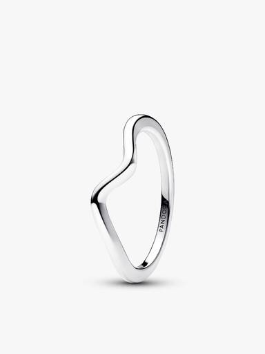 Silver Wave Ring Stack
