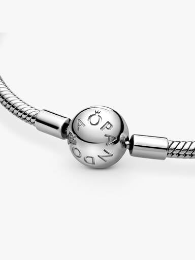 Pandora Moments Barrel Clasp Snake Chain Bracelet