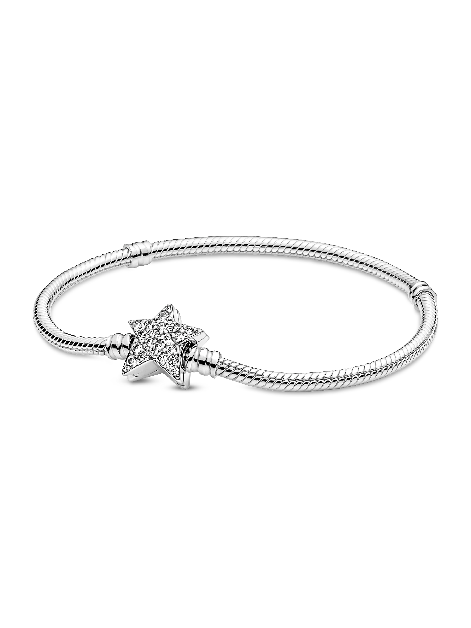 Asymmetric Star Clasp Snake Chain Bracelet