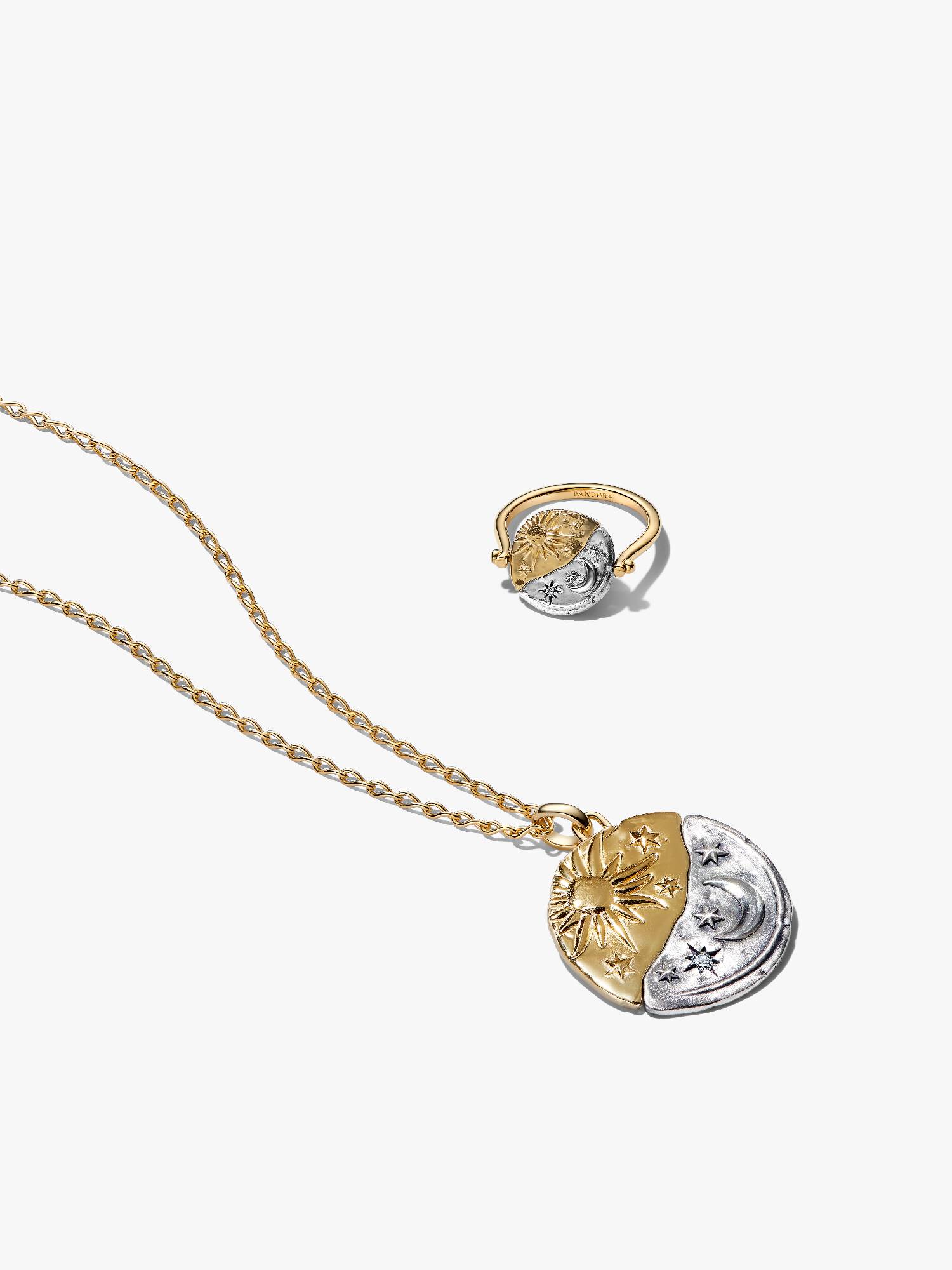 Sun & Moon Medallion Jewellery Set
