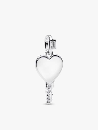 Engravable Heart Key Necklace Gift Set