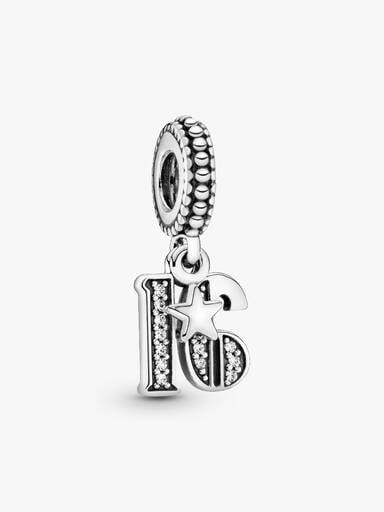 16th Celebration Dangle Charm