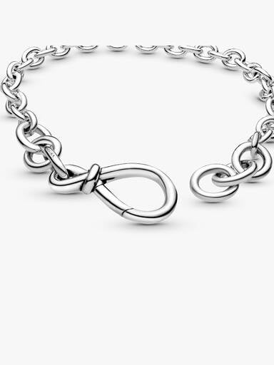 Chunky Infinity Knot Chain Bracelet