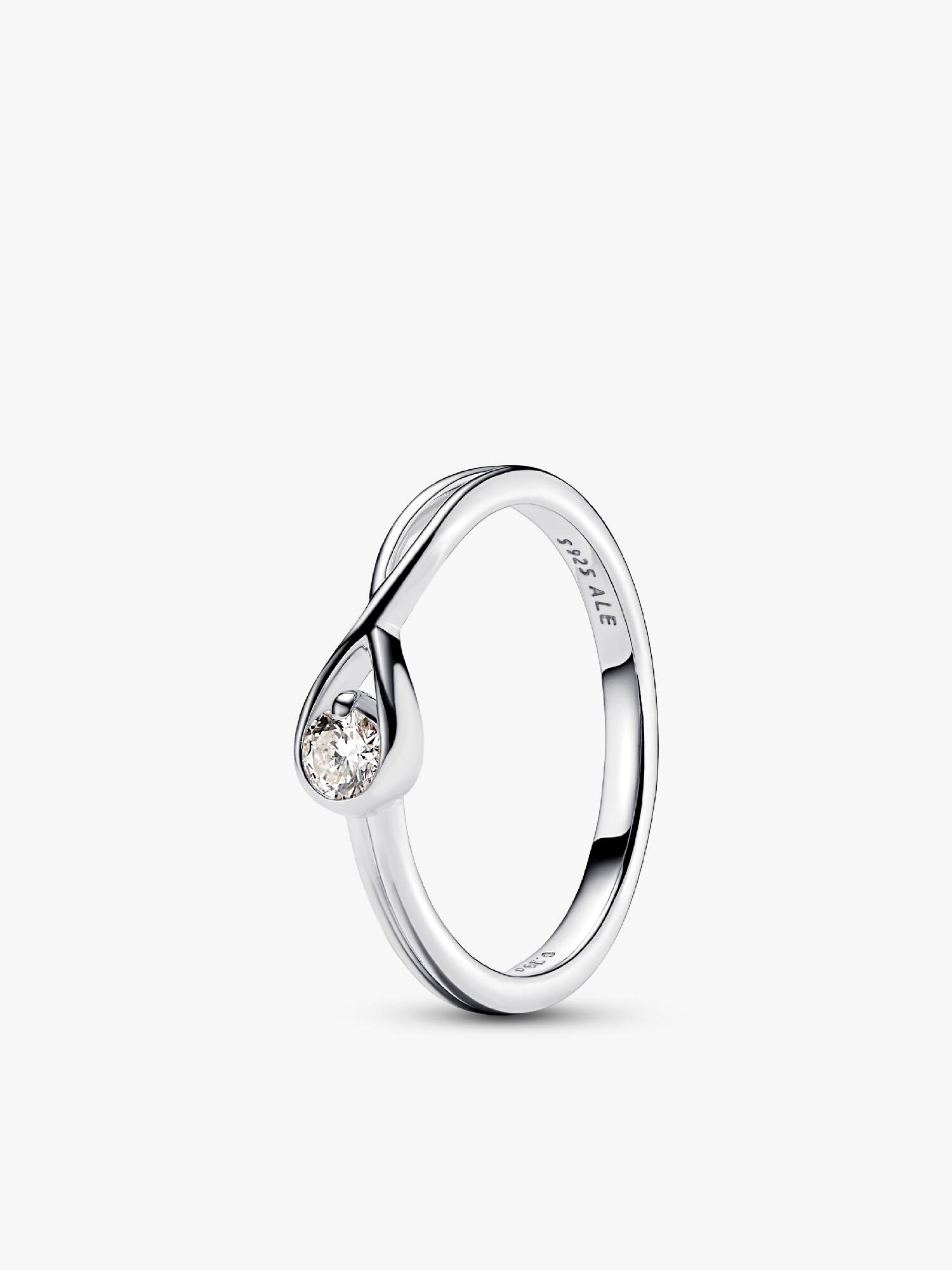 Pandora Infinite Sterling Silver Lab-grown Diamond Ring