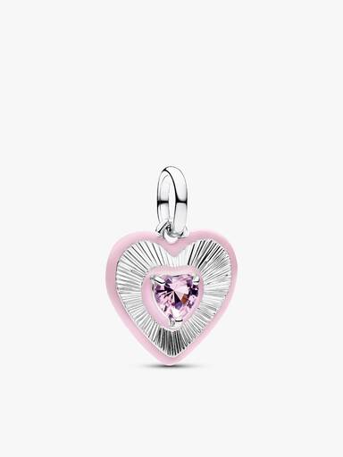 Pink Heart Bracelet Set