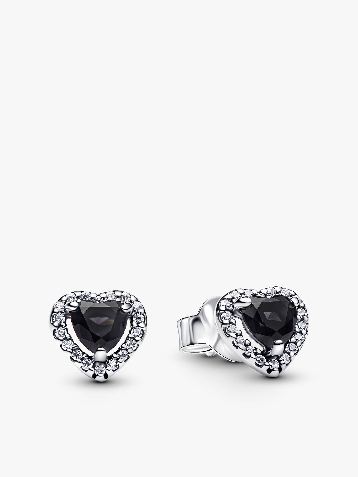 Elevated Heart Stud Earrings