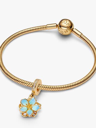 Blue Blossom Dangle Charm