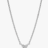Triple Stone Heart Collier Necklace Triple Stone Heart Collier Necklace