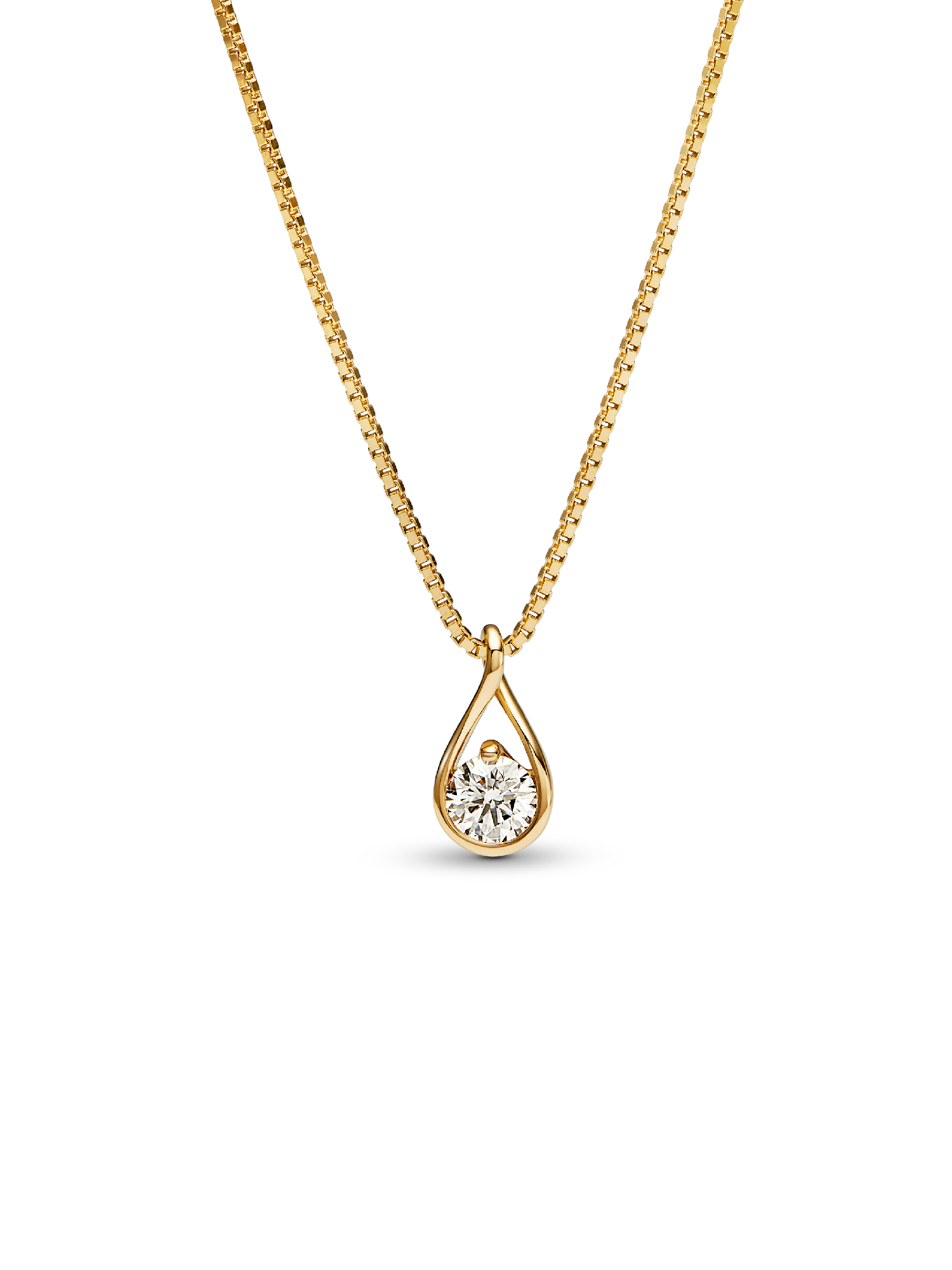 Pandora Infinite 14k Gold Lab-grown Diamond Pendant Necklace