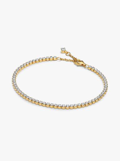 Sparkling Slim Tennis Bracelet
