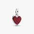 Engravable Red Heart Dangle Charm Engravable Red Heart Dangle Charm
