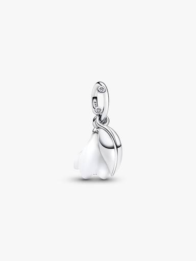 Snowdrop Flower Dangle Charm