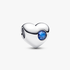 Engravable September Birthstone Heart Charm Engravable September Birthstone Heart Charm